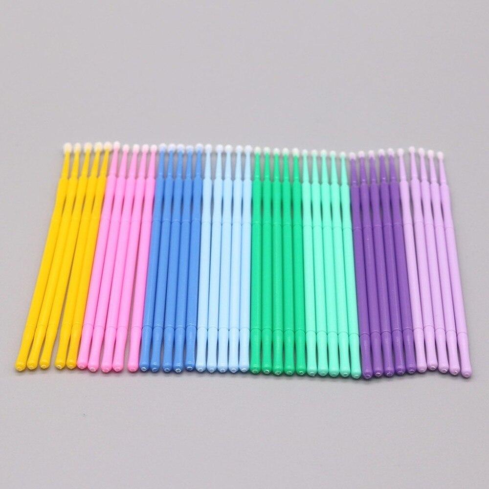 Eyelash Extension Options - 100pcs/lot Micro Brushes Make Up Eyelash