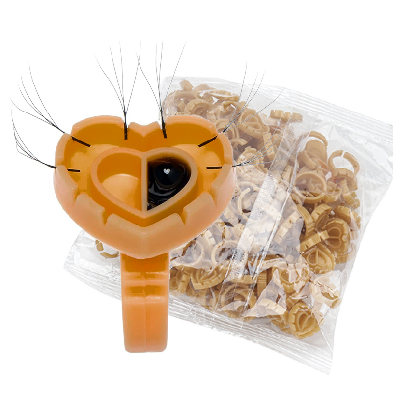 Eyelash Extension Options - 500PCS Glue Rings for Lash Extension