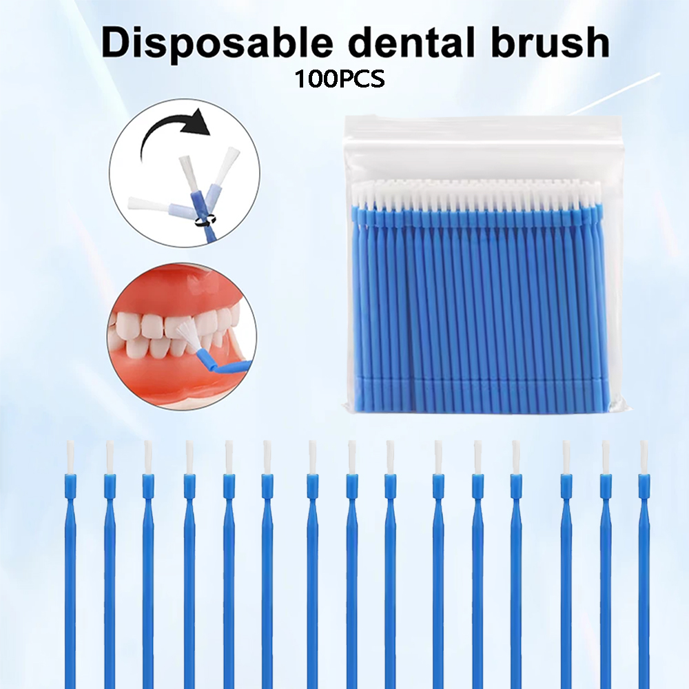 Micro Brush Applicator - 100Pcs Dental Disposable Micro Brush Applicators