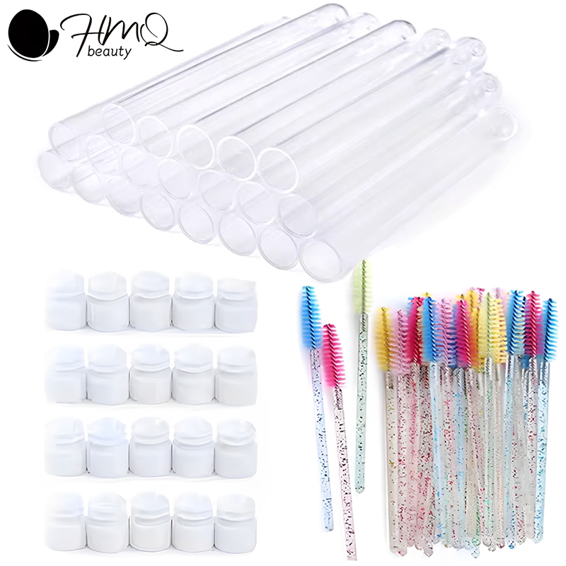 Eyelash Extension Options - Eyelash Brush Tube With Eyebrow Brushes