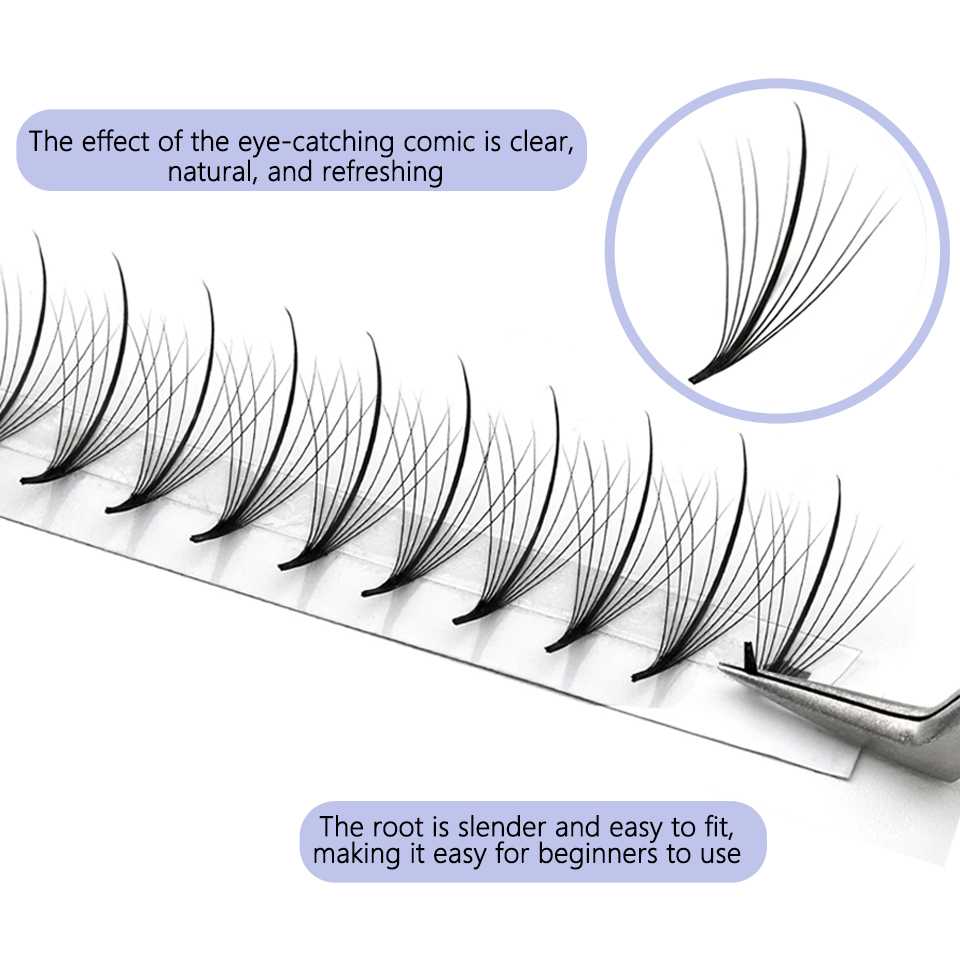 AGUUD Pointy Base Wispy Premad - огляд і ціна Lash Fan Volume