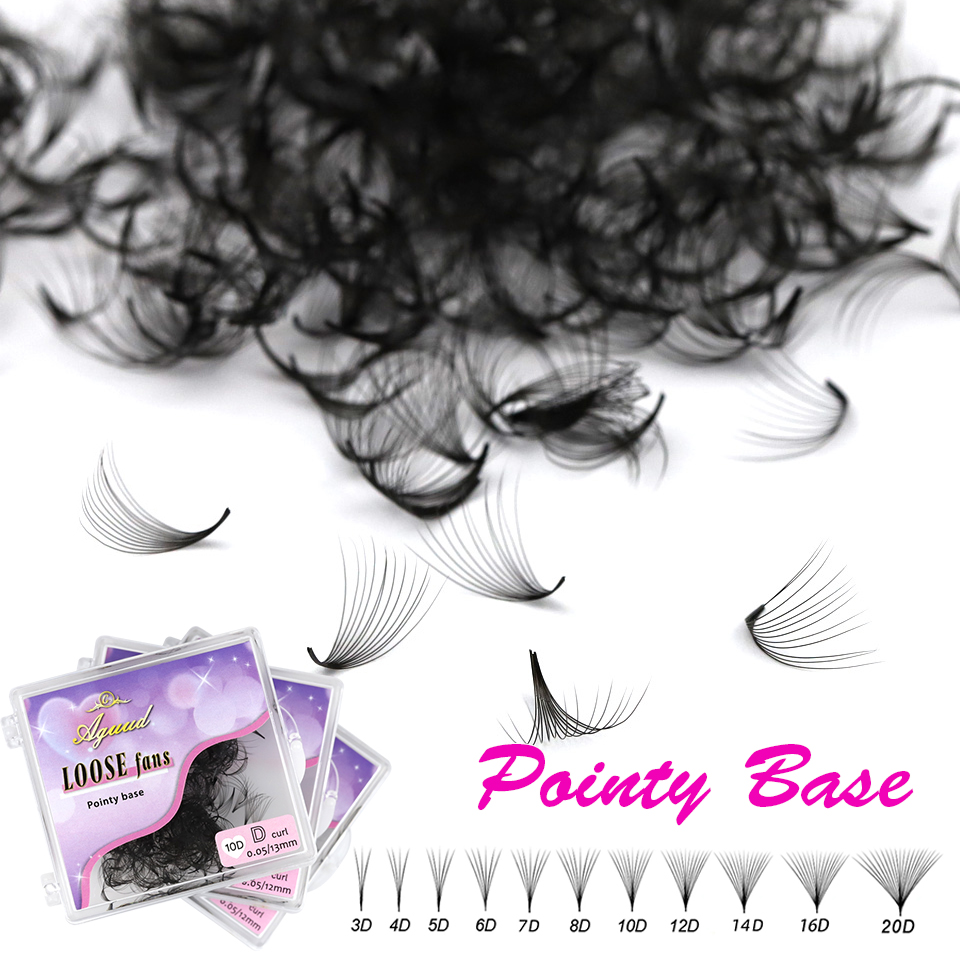 AGUUD All Size Loose Fan Eyela - огляд і ціна Eyelash Extension Mega Volume