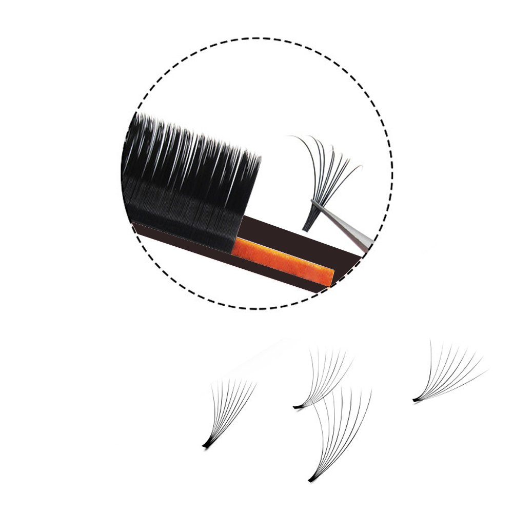 MASSCAKU Easy Fanning Volume M - огляд і ціна Eyelash Extension Mega Volume