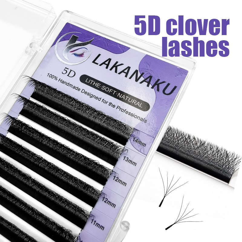 LAKANAKU W Shape Bloom 3D 4D 5 - огляд і ціна Lash Fan Volume