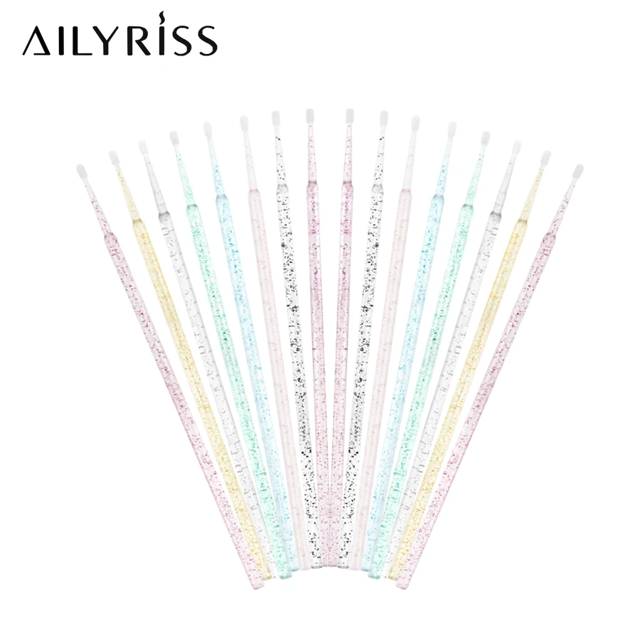 100PCS/Lot Disposable Eyelash  - огляд і ціна Micro Brush Applicator