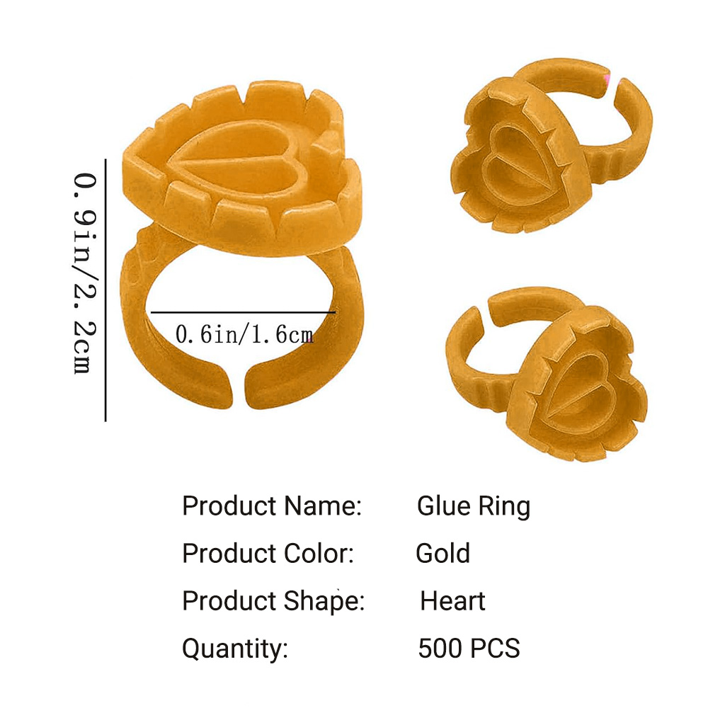 500PCS Glue Rings for Lash Ext - огляд і ціна Eyelash Extension Options