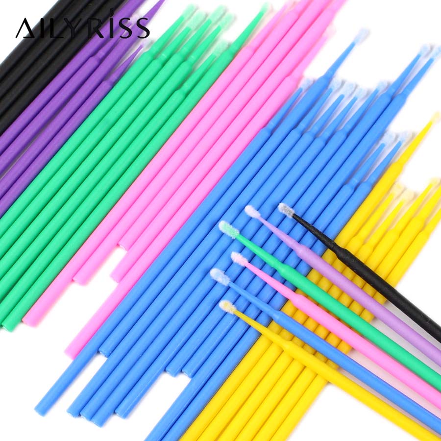 500pcs/lot Disposable Applicat - огляд і ціна Eyelash Extension Options