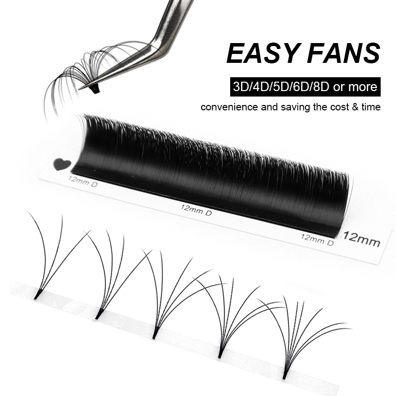 Winky Beauty Easy Fan Eyelashe - огляд і ціна Eyelash Extension Mega Volume