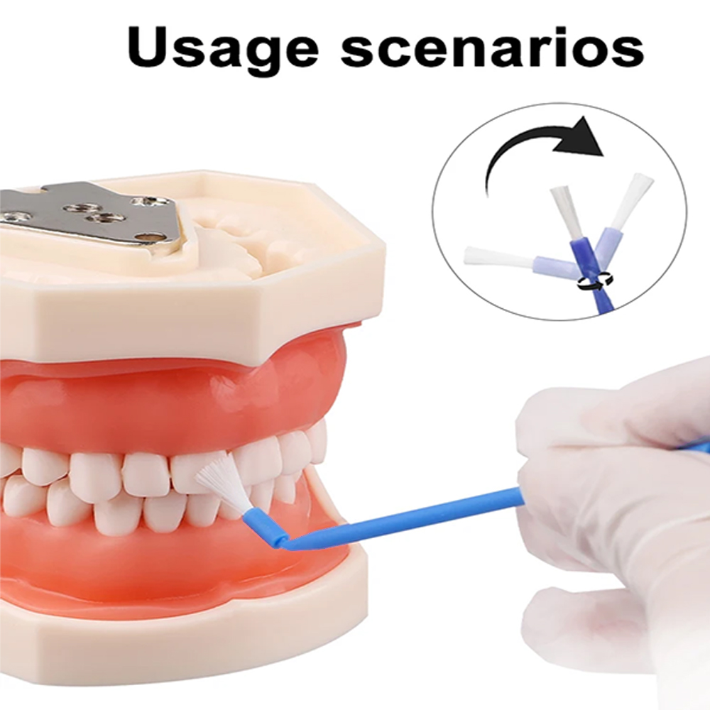100Pcs Dental Disposable Micro - огляд і ціна Micro Brush Applicator