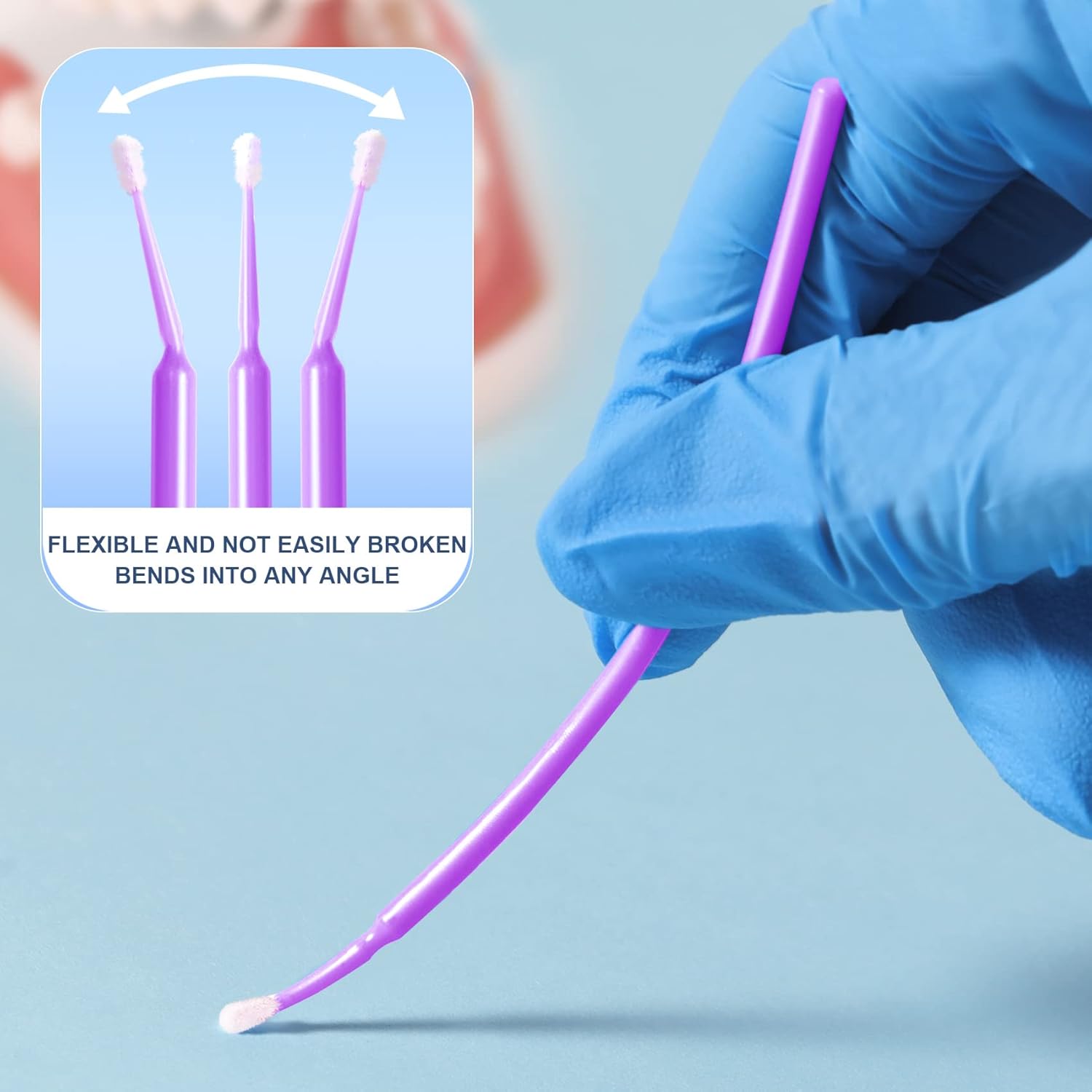 micro swabs for eyelash extens - огляд і ціна Micro Brush Applicator