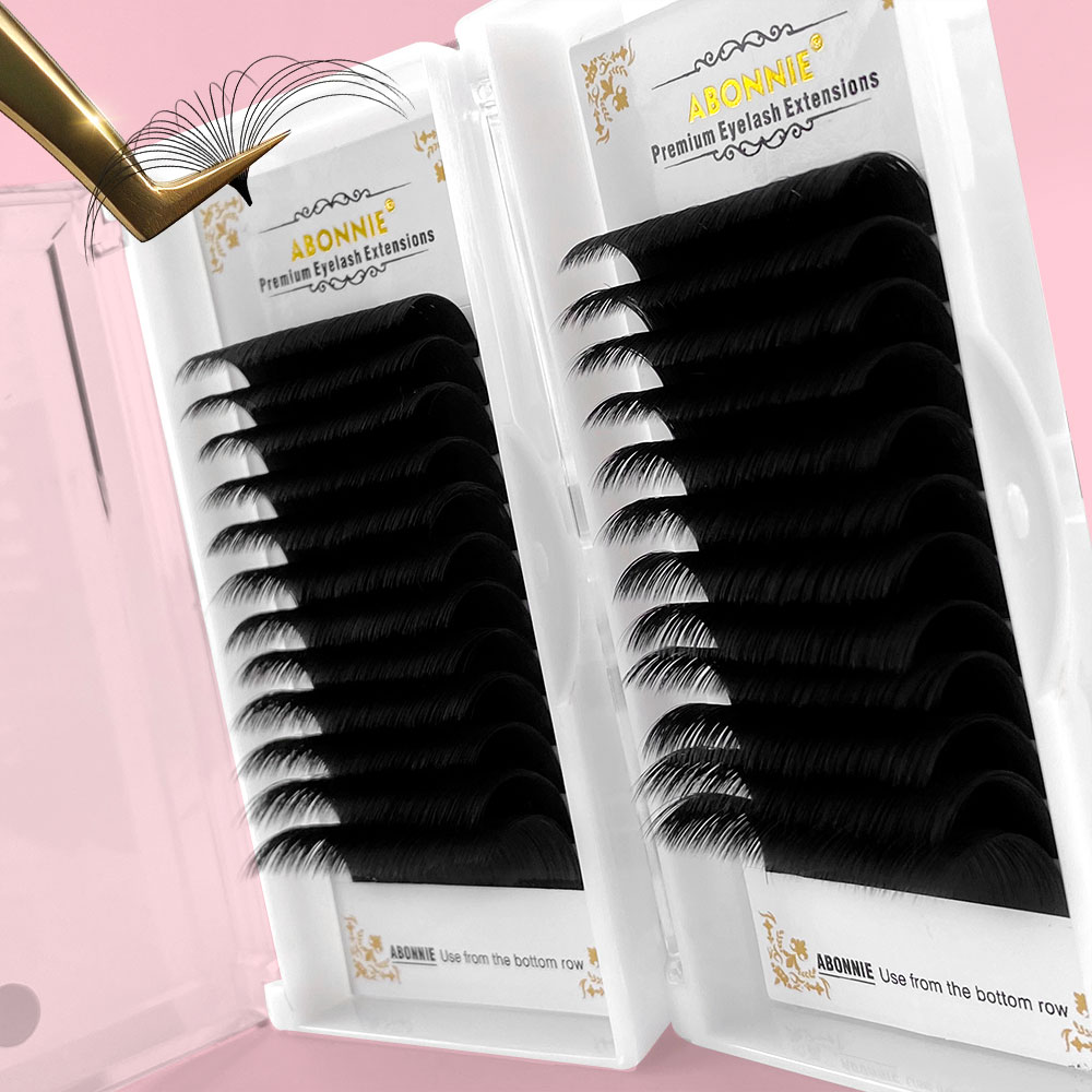 ABONNIE 0.03-0.10mm Easy Fan A - огляд і ціна Eyelash Extension Mega Volume