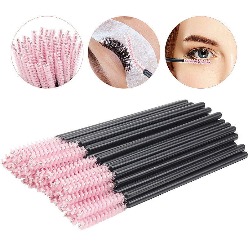 50pcs Disposable Eyelash Brush - огляд і ціна Micro Brush Applicator