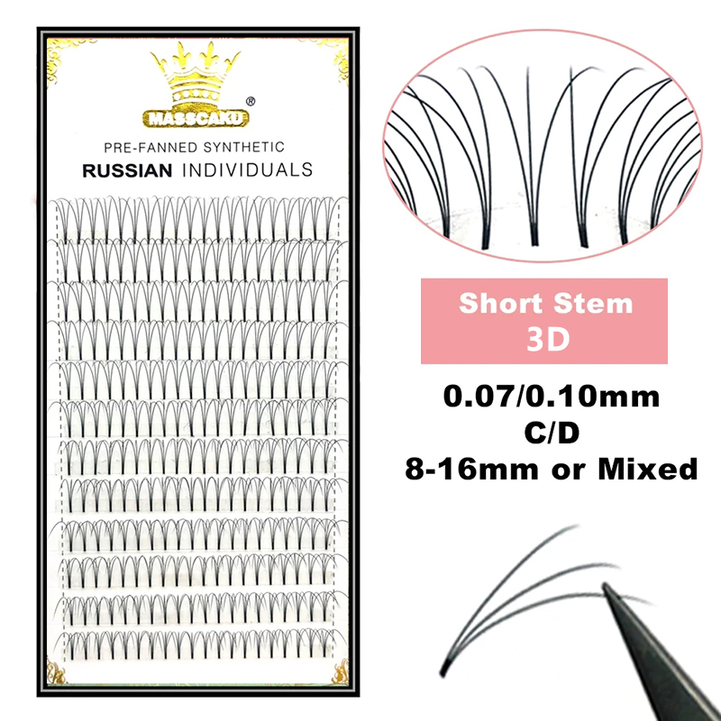 Wholesale 12 Lines 3D 4D 5D 6D - огляд і ціна Eyelash Extension Mega Volume