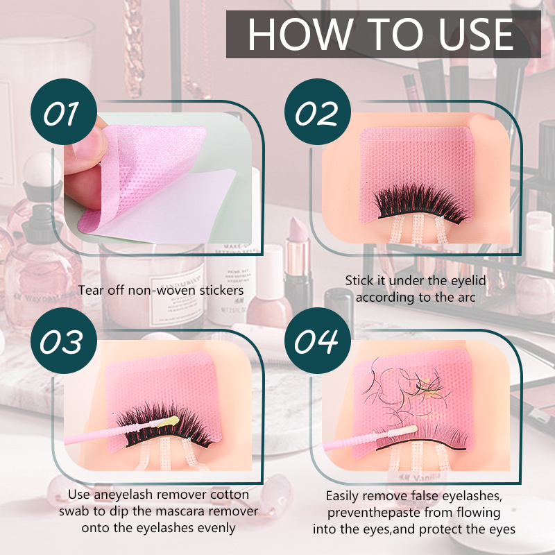 40pcs Eyelash Extension Remove - огляд і ціна Eyelash Extension Glue Remover