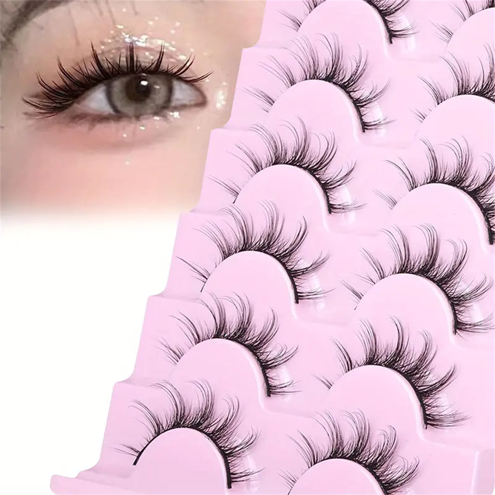 10 Pairs Manga Anime Lashes Na - огляд і ціна Eyelash Extension Japan
