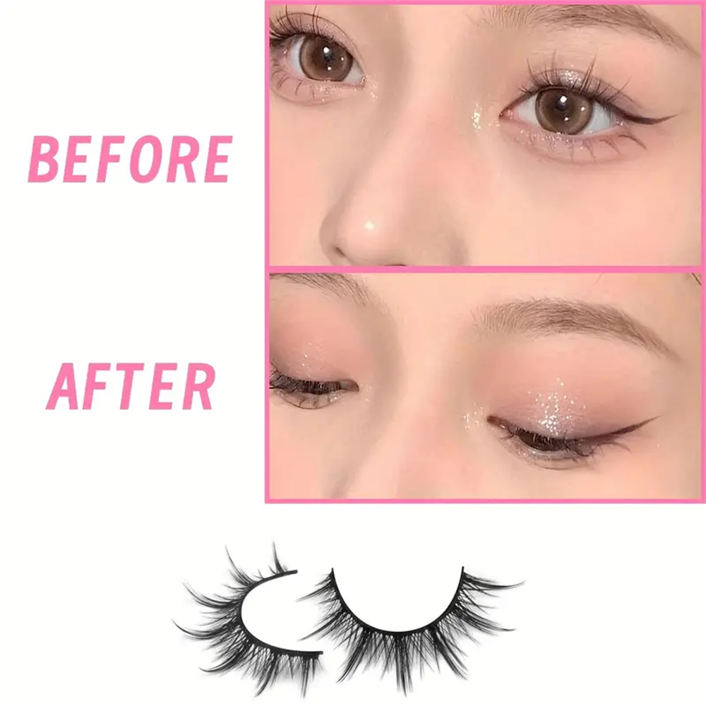 10 Pairs Manga Anime Lashes Na - огляд і ціна Eyelash Extension Japan