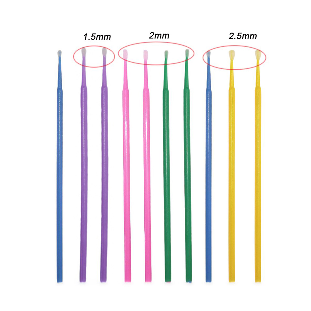100Pcs/Bottle Dental Disposabl - огляд і ціна Micro Brush Applicator