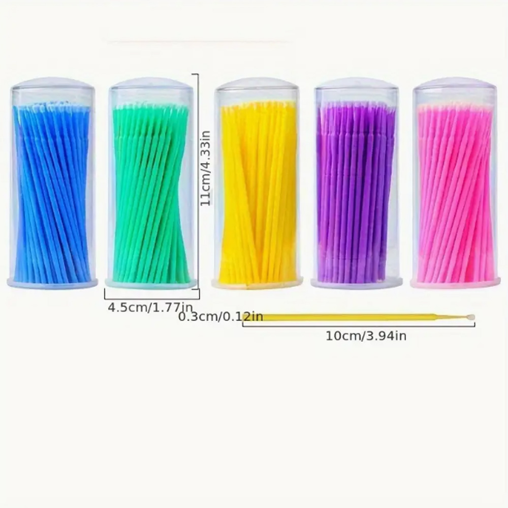 100Pcs/Bottle Dental Disposabl - огляд і ціна Micro Brush Applicator
