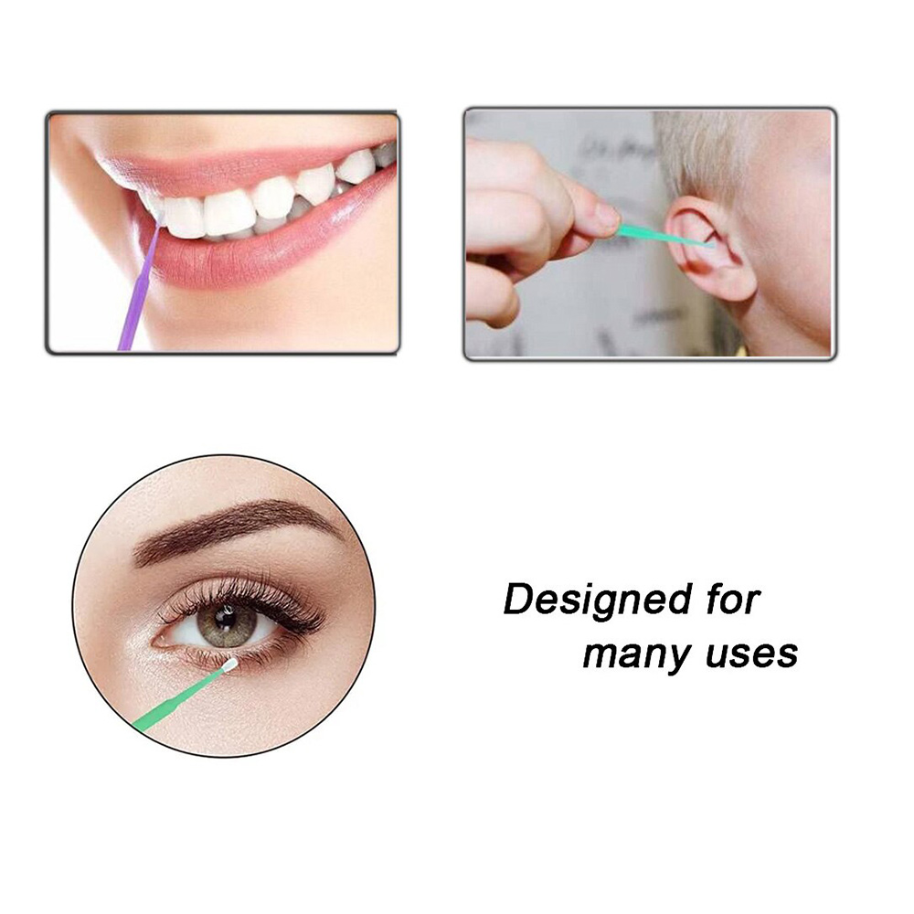 100Pcs/Bottle Dental Disposabl - огляд і ціна Micro Brush Applicator