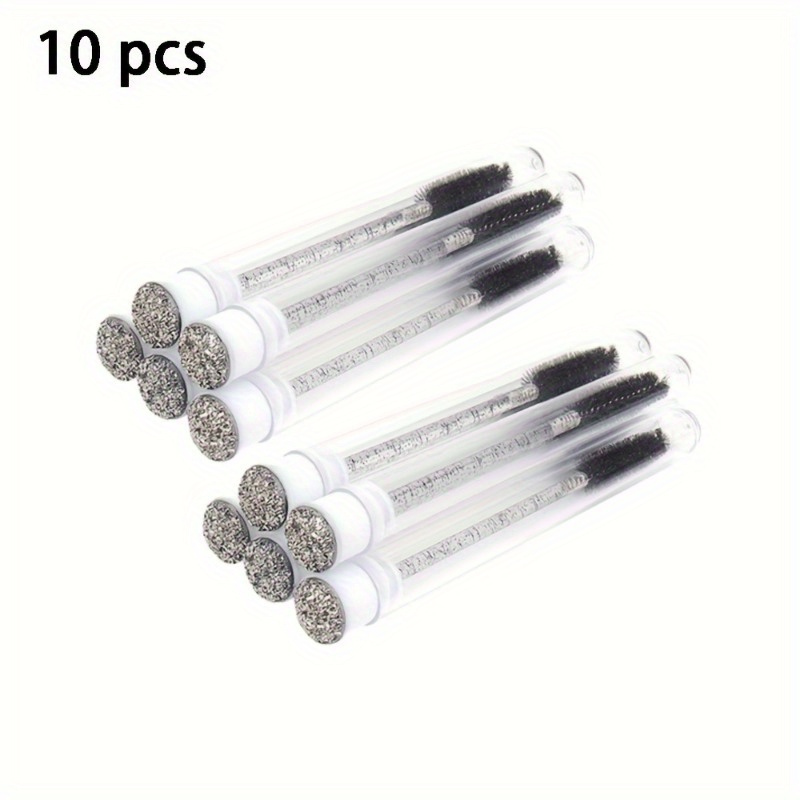 10pcs Eyelash Brush With Dust- - огляд і ціна Micro Brush Applicator