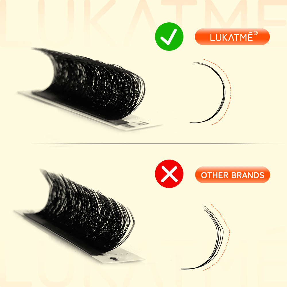 LUKATME 5D 6D 7D W Clover Eyel - огляд і ціна Eyelash Extension Mega Volume
