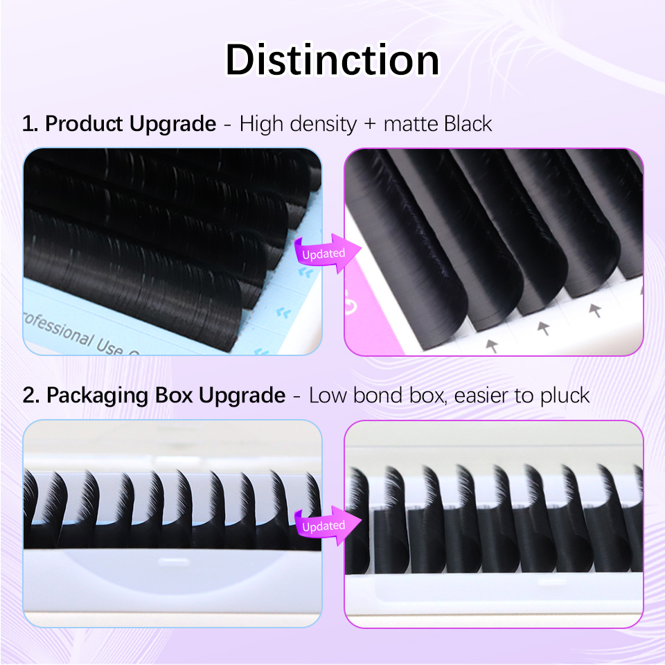 AGUUD 5 trays/lot NEW Super Ma - огляд і ціна Eyelash Extension Mega Volume