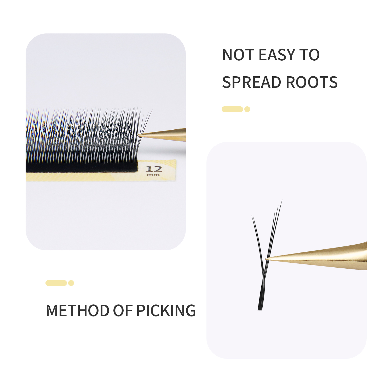 GLAMLASH Flying YY 3DW 4DW 5DW - огляд і ціна Eyelash Extension Mega Volume