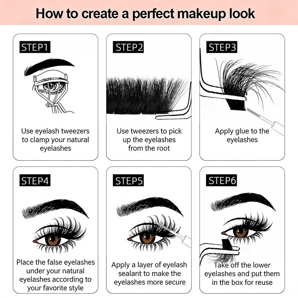 Long Lasting D Curl False Eyel - огляд і ціна Eyelash Extension Mega Volume